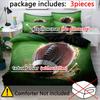 Comforter 3Pcs Bedding Set Rugby American Football 3D Printed Cozy Soft King Queen Twin Size Birthday Gift Boys Bedroom Decor