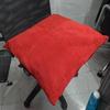 NOORA Genuine Lambskin Red Suede Leather Cushion Cover, Dining Cushion, Leather Car Seat Cover, Leather Throw Case, Gift Pillow Case