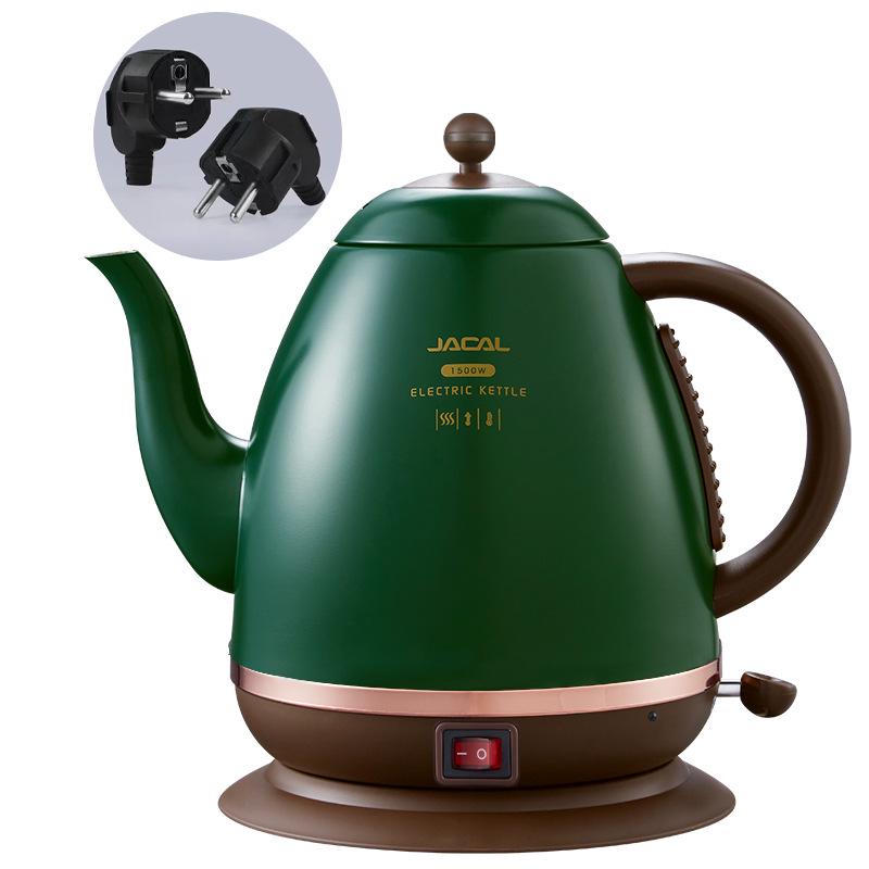 Jigao GL-301 Retro Electric Kettle with Long Spout & Automatic Temperature Control for Tea Brewing