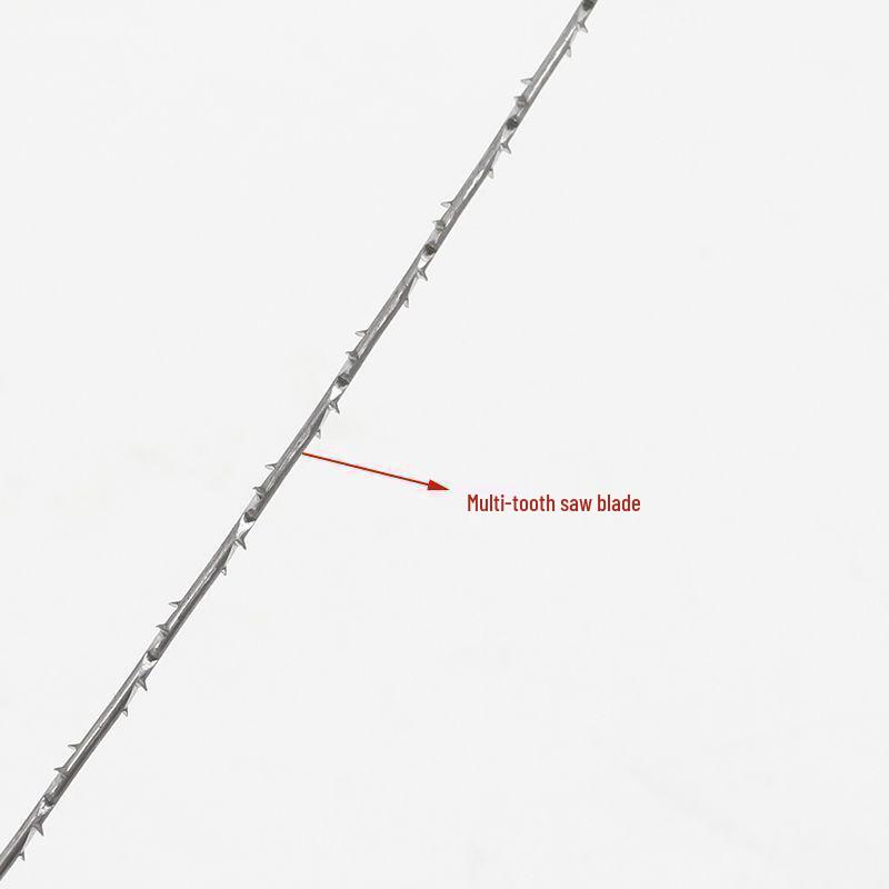 300mm Fine Tooth Steel Fret Saw Blades for Woodworking – Ideal for DIY Small Curve Cutting