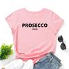 Cotton T-Shirt Short Sleeve Round Neck Women 2d Print Tops