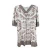 Fleece Flower Border Nightgown Vev3985l
