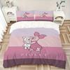 Set Biancheria da Letto 3 Pezzi Maialino & Winnie the Pooh Abbraccio, Include 1 Copripiumino e 2 Federe, Senza Imbottitura, Morbido e Confortevole 077