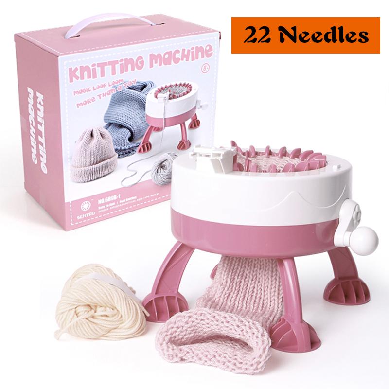 

Knitting Machine 40/48 Needles Knitting Loom Machine Smart Knitting Board Rotating Double Weaving Loom Machine Kit for Kid Adult
