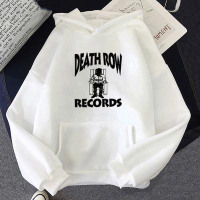 DEATH ROW RECORDS Hoodie Dames Unisex Hoge Kwaliteit Esthetische Sweater