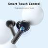 VAORLO Smart Touch Screen Earphones Bluetooth 5.4 Headphone Painless Wear Noise Cancel Headset HiFi Stereo With Microphone Touch Control