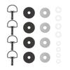 14mm/19mm Universally Quick Release Race Fairing Fasteners D-Rings 1/4 Turn Rivet Motorcycle Racings Bolts Screws