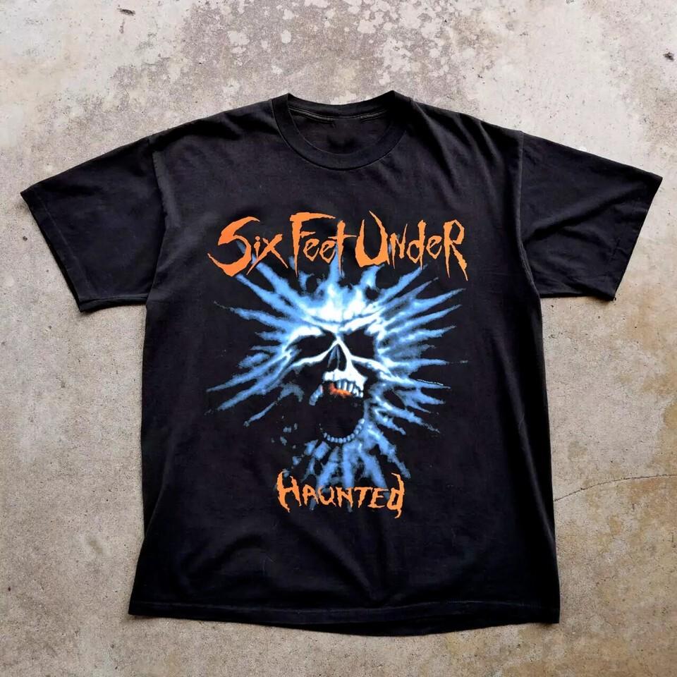 Six Feet Under Band Haunted T Shirt Full Size S-5XL FH897 S