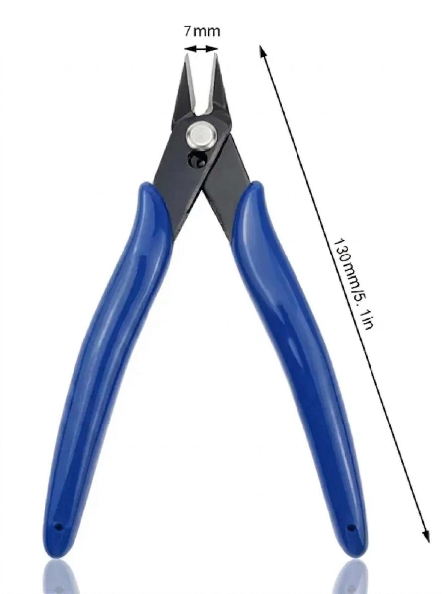 

Carbon Steel Diagonal Pliers Wire Cutter Precision Side Nippers for Electronics Soft Copper Jewelry Repair DIY Hobby Hand Tool