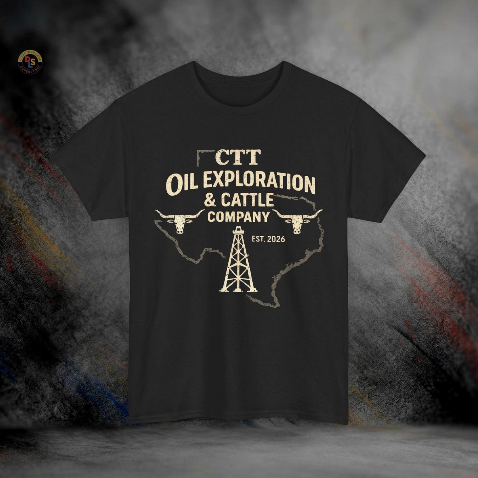 Landman CTT Oil & Cattle Company T-Shirt | Heavy Cotton Tee S