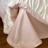 Cotton French Printing Four-piece Girl Heart Quilt Cover Cotton Bed Sheet Bedding