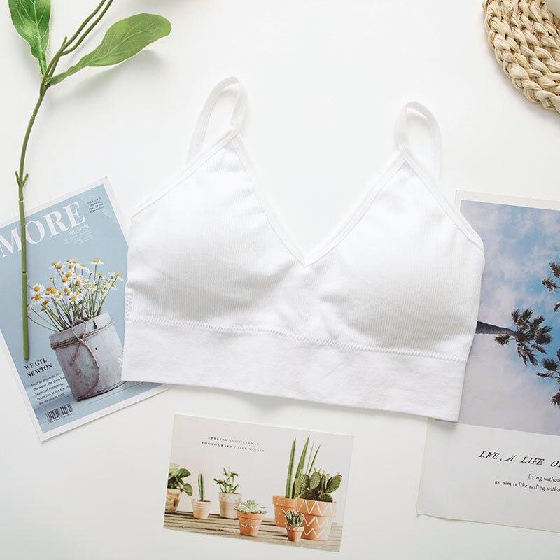 Seamless Bra Panties Set Underwear Set Women Wireless Sport Soft Padded Bras Thong Suit Backless Bralette Lingerie