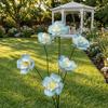 Bee Watering Station, Ceramic Flower Shaped Bee Waterer, Vivid And Realistic Home Decor, for Garden Patio Lawn
