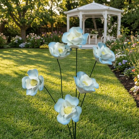 Bee Watering Station, Ceramic Flower Shaped Bee Waterer, Vivid And Realistic Home Decor, for Garden Patio Lawn