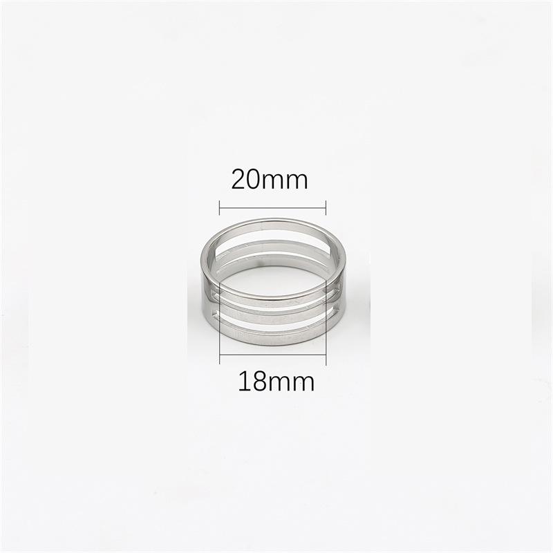 Stainless Steel Jump Ring Open Closing Finger Ring For Diy  Jewelry Making Tool