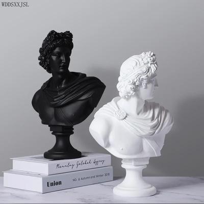 Accessori per la decorazione della casa Ornamenti scultura personaggio creativo nordico Artigianato in resina dipinto a mano Arredamento scrivania da studio