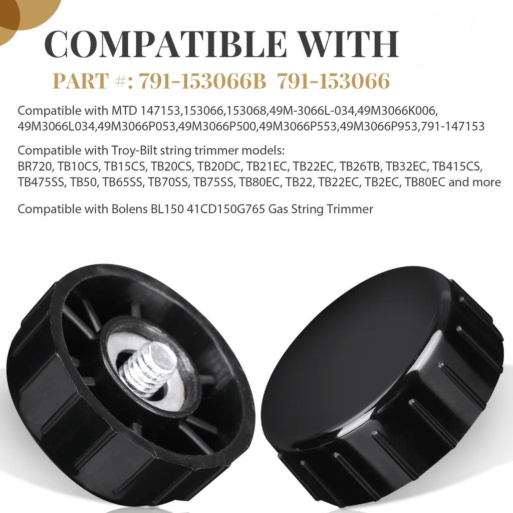 For MTD Lawn Mower Bump Knob Assembly Replacement Part,791-153066/791-153066B