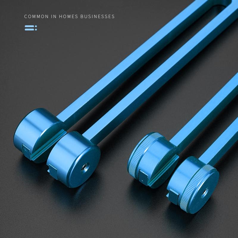 Tuning Fork 128 Hz Tuning Fork with Pouch Hammer Repair Wrench Non-Magnetic Aluminum Alloy Tuning Fork Professional