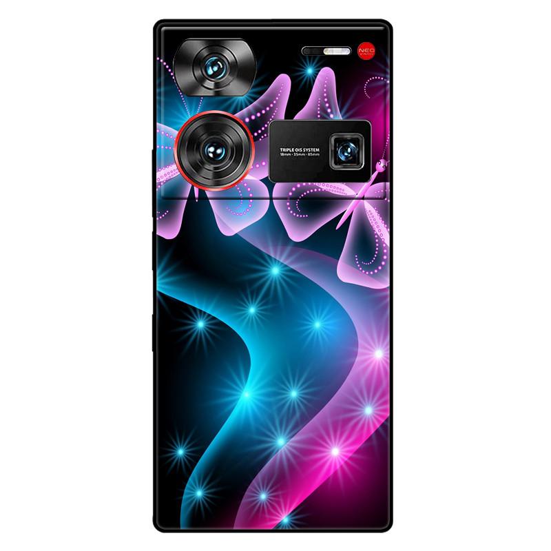 For ZTE Nubia Z60 Ultra 5G Case Silicon Fashion Space Wolf TPU Painted Coque Funda for Nubia Z60Ultra 5G NX721J Cover Protective