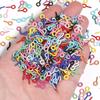 200Pcs 5×10mm Charm Metal Colorful Small Mini Eye Pins Screw Thread Clasps Hook For DIY Jewelry Making Supplies Accessories