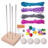 Premium-Craft Knot Maker-Handmade Cord Kit-DIY Monkey Fist Knot Ball Set-Strong Paracord Rope