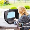 Laptop Hood Laptop Sun Shade Grey Portable  Anti Glare Folding Laptop Hood for 16 Inches Laptops Laptop Sun Shade