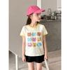 27Home Brand Export Children's Clothing Pure Cotton Printed Kidsren's Short-Sleeved T-Shirt Summer Baby Girl Clothes T-Shirt