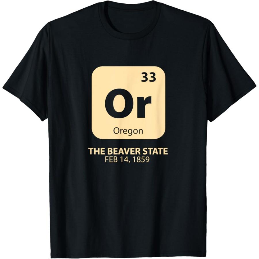 Oregon Beaver State Chemistry Nerd T-Shirt S