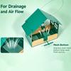 Large Capacity House Shape Bird Feeder Weatherproof Bird Feeding Station  Bird Watching