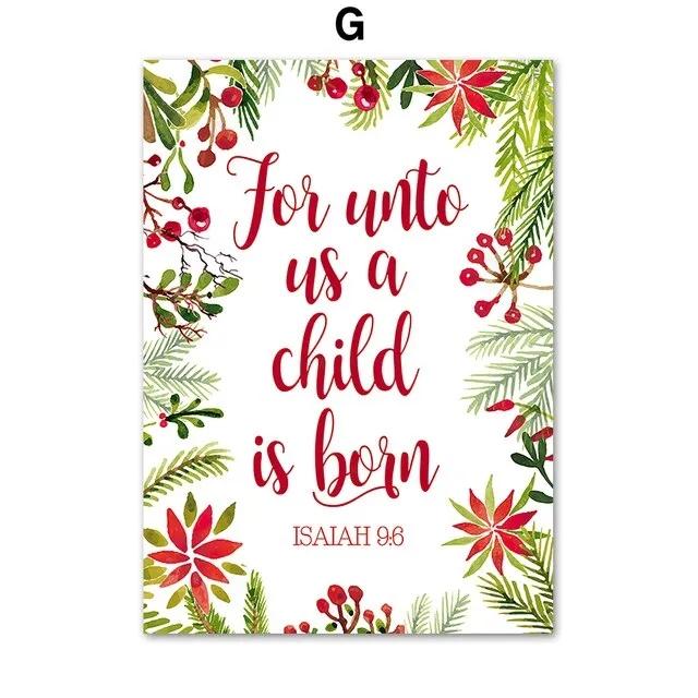 Wesołych Świąt Skarpetka Ciężarówka Samochód Grafika Ścienna Obraz na Płótnie, Nordyckie Plakaty i Druki, Wystrój Domu Salonu, 69F 0316