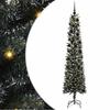 Artificial Christmas Tree with 300 LEDs and Stand Green 240 Cm