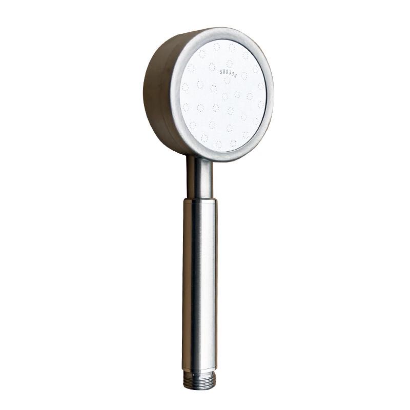 MDNG Round High-Pressure Handheld Water-Saving Stainless Steel Shower Head