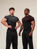 Nieuw Amerikaans Hardloop Sport T-shirt met Korte Mouwen, Sneldrogend - Elastisch, Ademend en Casual Fitnesskleding