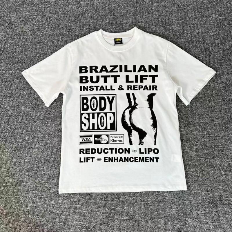 Corteiz Short Sleeve T-Shirt Mens Loose Fit Graphic Print Crew Neck Casual Streetwear Tee