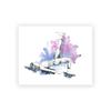 Pilates Yoga Workout Chart Art Prints Watercolor Posters Exercise Woman Canvas Painting Fitness Gym Wall Pictures Decor