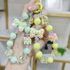 Capyabra Bead Phone Pendant Bow Phone Wrist Strap Charm Beaded Phone Chain  Keychain