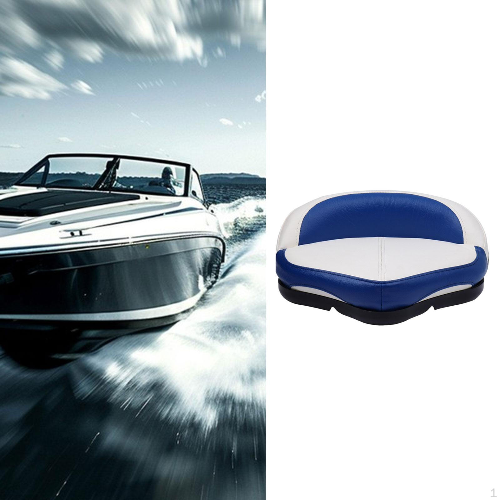 

Сиденье для лодки Капитанское кресло Аксессуары Подушка Замена Катер Легкая установка для Blue White