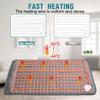75W 9 Level Microplush Electric Therapy Heating Pad Electric Blanket for Abdomen Waist Back Pain Relief Winter Warmer 60x30cm