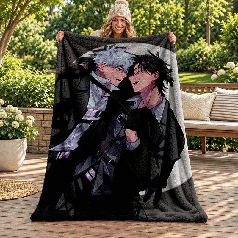 Link Click blanket Flannel Blanket Soft Cozy Plush Throw for Sofa Bed Lightweight Home Decoration Gifts for Christmas various holidays