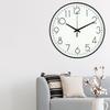 8 Zoll Leise Wanduhr Ohne Ticken Dekorativ Leicht Ablesbare Runde Wanduhr für Zuhause Wohnzimmer