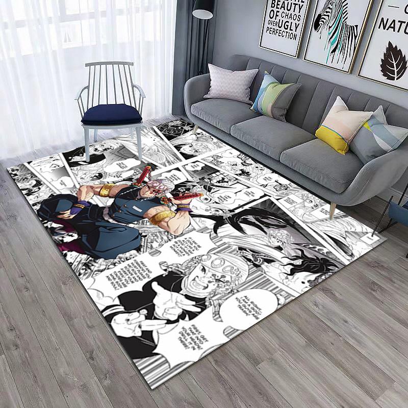 Japanese manga artist Koyoharu Gotouge's Demon Slayer carpet is suitable for living room and bedroom doormats office balcony decorative rugs H2