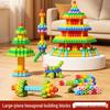 Hexagonal Building Blocks: DIY Educational Toy with Storage Box for 3D Architecture Assembly