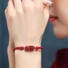 Cinnabar Pixiu Weaving Hand Rope Lucky Red String Bracelet For Women Men Jewelry Accessries