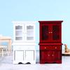 1:12 Dollhouse Miniature Decor Wood Display Cupboard Cabinet  Bookcase Bookcase