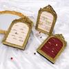 Vintage Jewelry Storage Shelf Velvet Earring Ring Shelves Jewelry Frame Display Shelves Home Decoration Display Cabinet