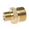 Brass 3/8" 1/4" M14 M18 M22 Thread Connector Male Female Adapter for High Pressure Washer Torch Transitional Joints Pipe Fitting