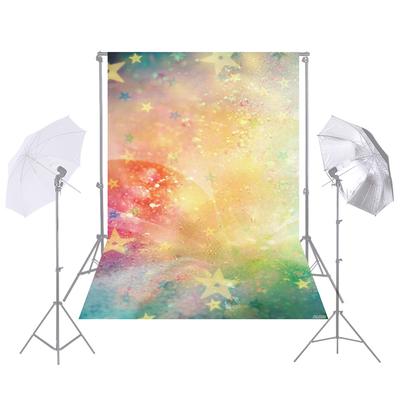 Photography Background Colorful Shiny Star Backdrop for DSLR Camera Photo Studio Video