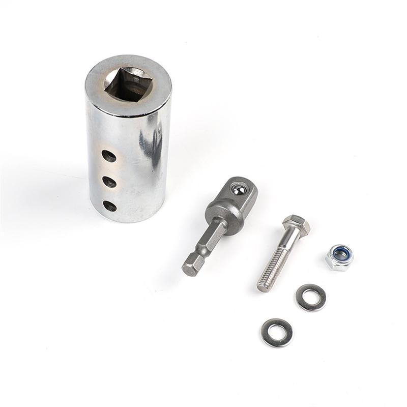 

Electric Drill Adapter Trailer Jack With 1/2 In Socket 1 Inch Jack Drive Shaft Bit Compatible