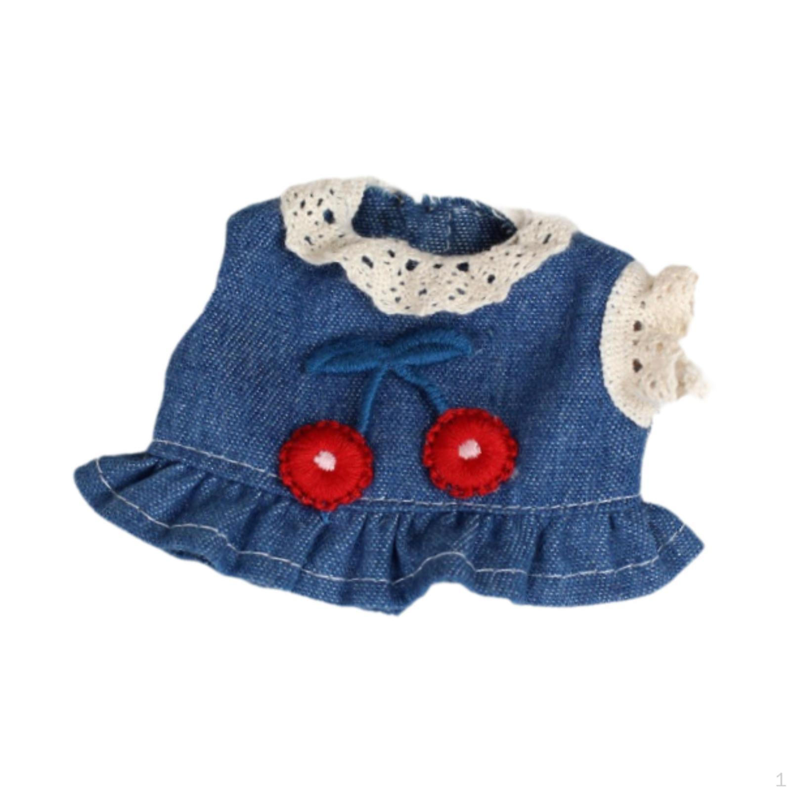 Платье для куклы 17 см Мультяшный детский костюм Аксессуар Мода Плюшевые аксессуары — фото 8