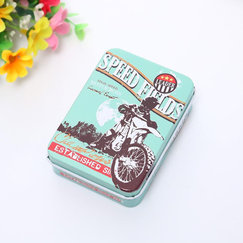 Creative Cartoon Mini Card and Hairpin Storage Tin Box